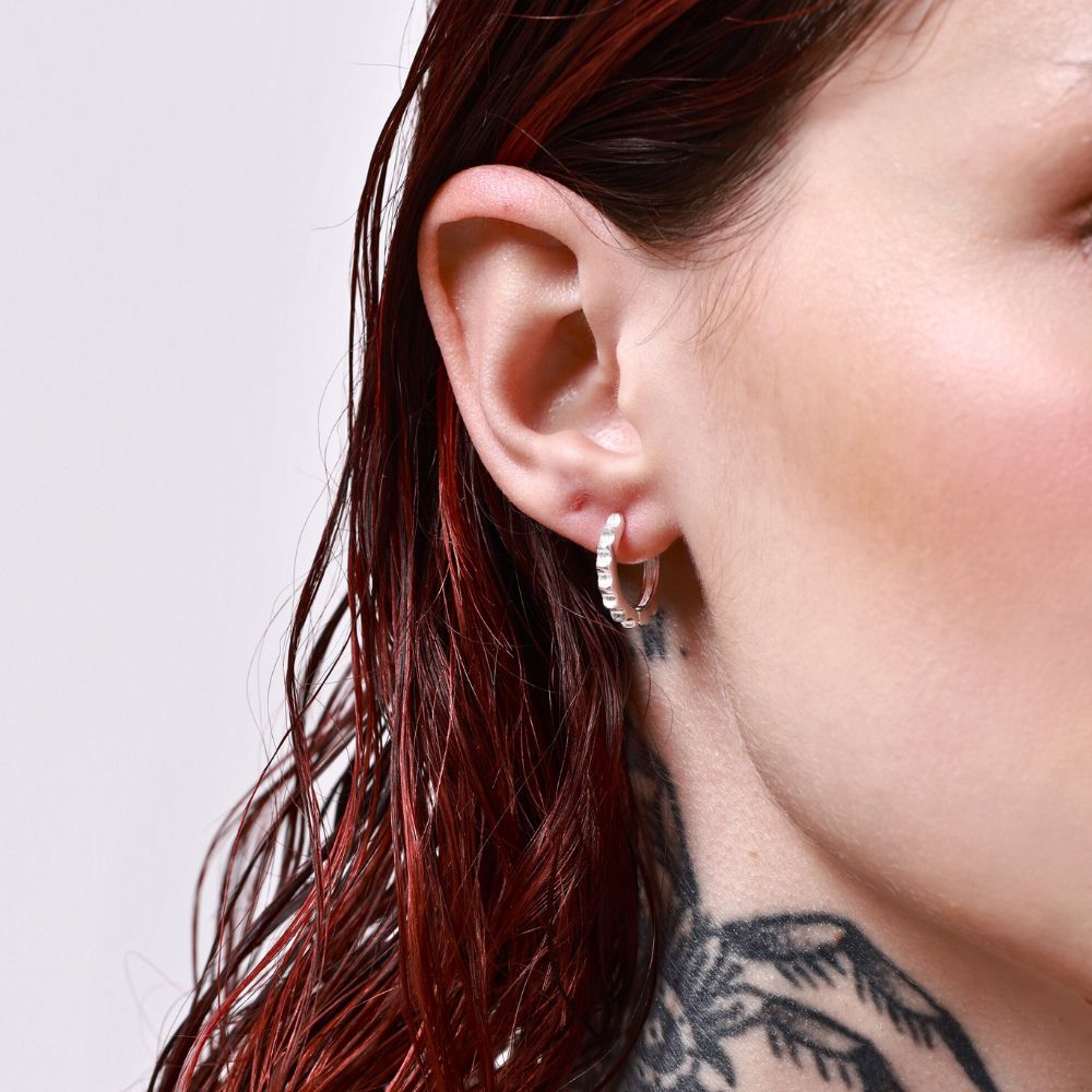 Eternal Silver Hoop Earrings | Links Collection