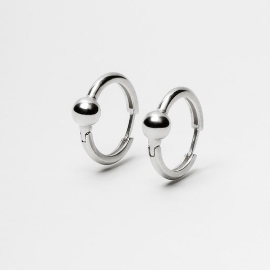 Orbit Silver Hoop Earrings 925 | Links Collection