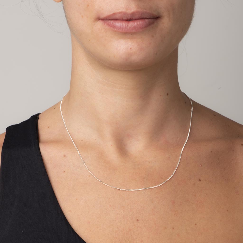 Noble Silver Venetian Necklace