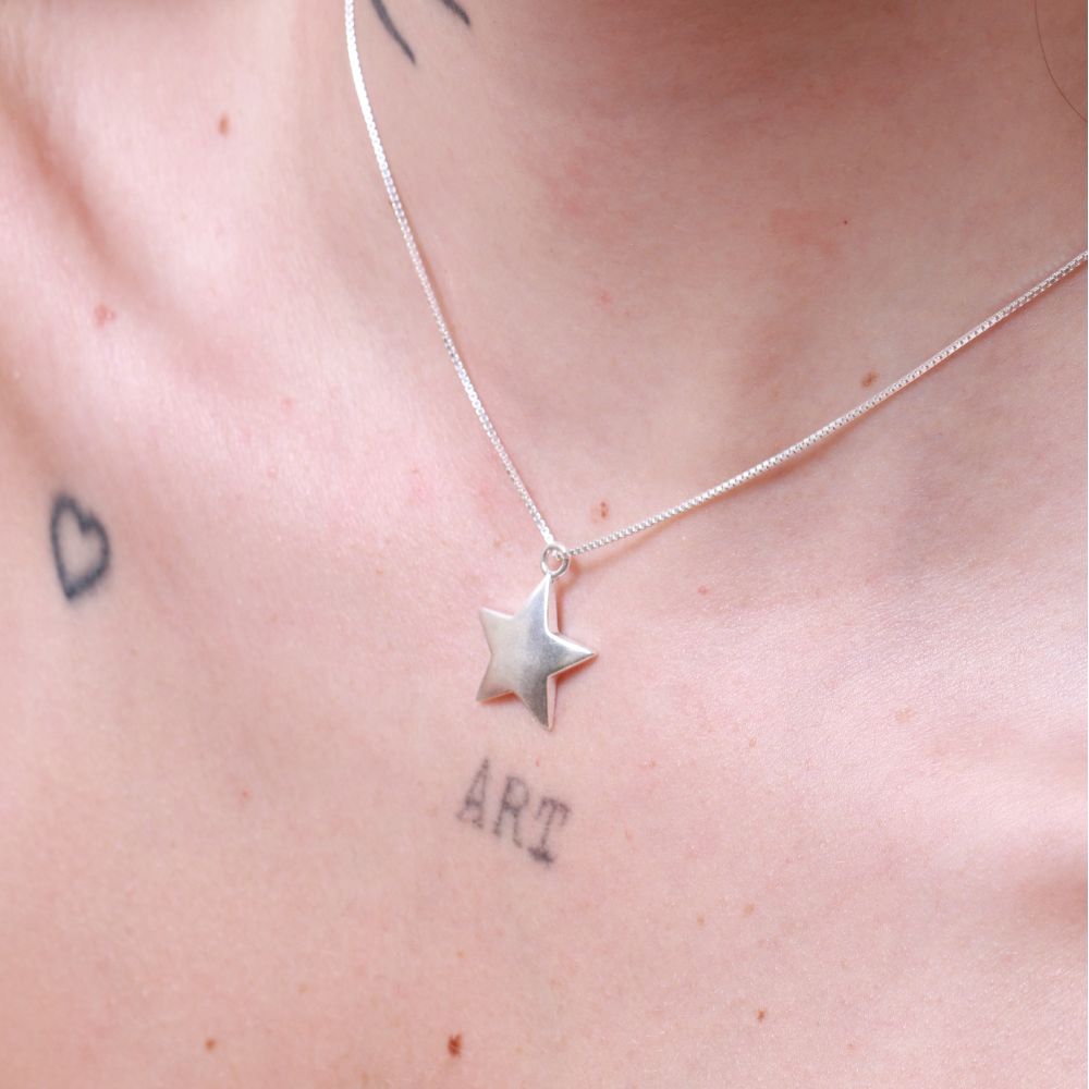 I Wanna Be a Star 925 Silver Necklace