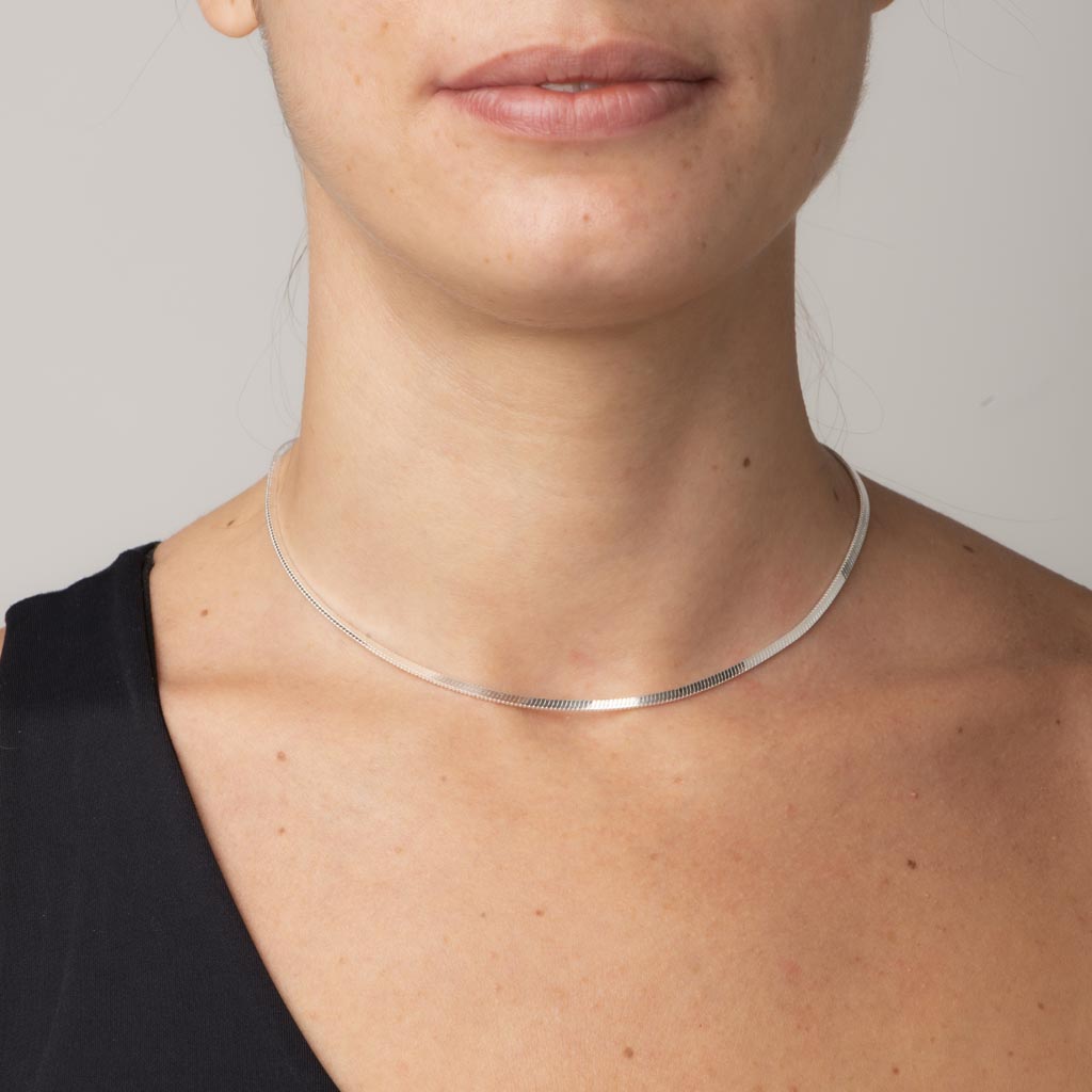 925 Silver Mouse Tail Chain