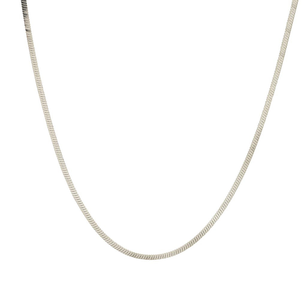 925 Silver Mouse Tail Chain