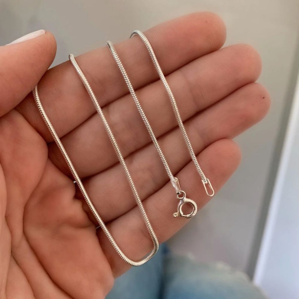 Noble Fine Silver Scorpion Chain 40cm