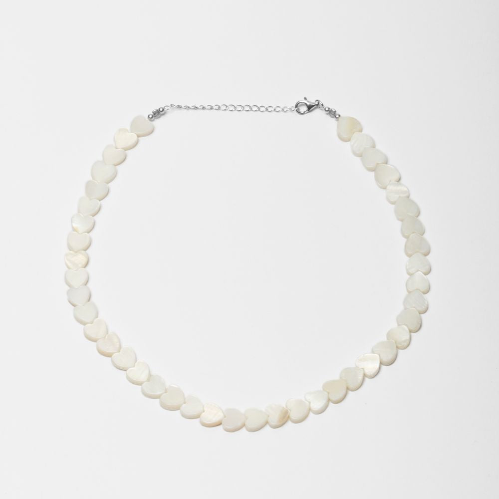 Sterling Silver Star Choker with Mother-of-Pearl
