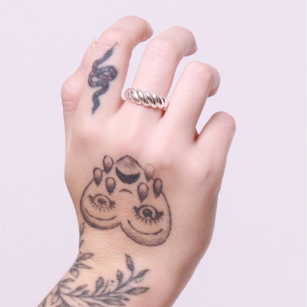 925 Silver Ring Croissant | Basics Collection