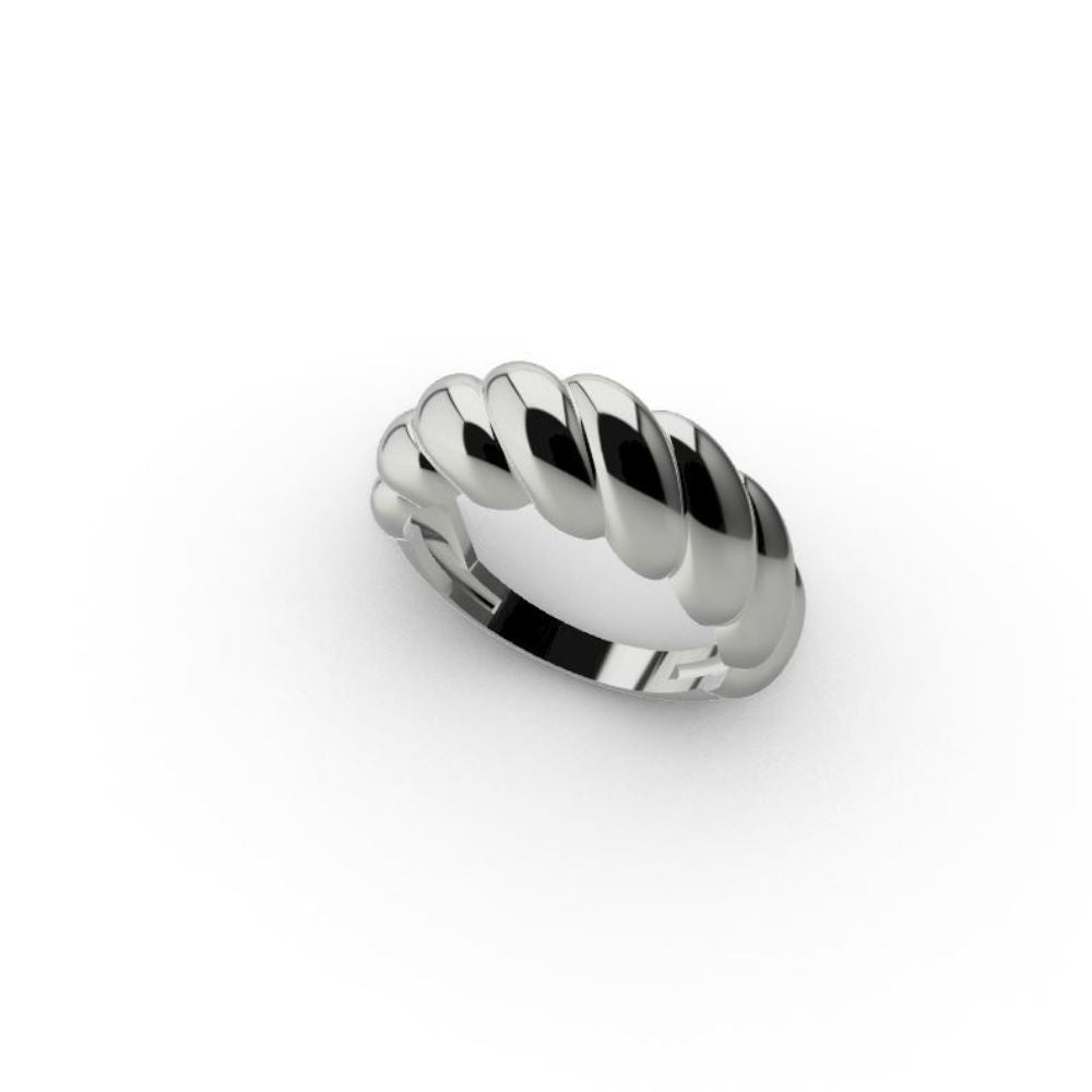 925 Silver Ring Croissant | Basics Collection