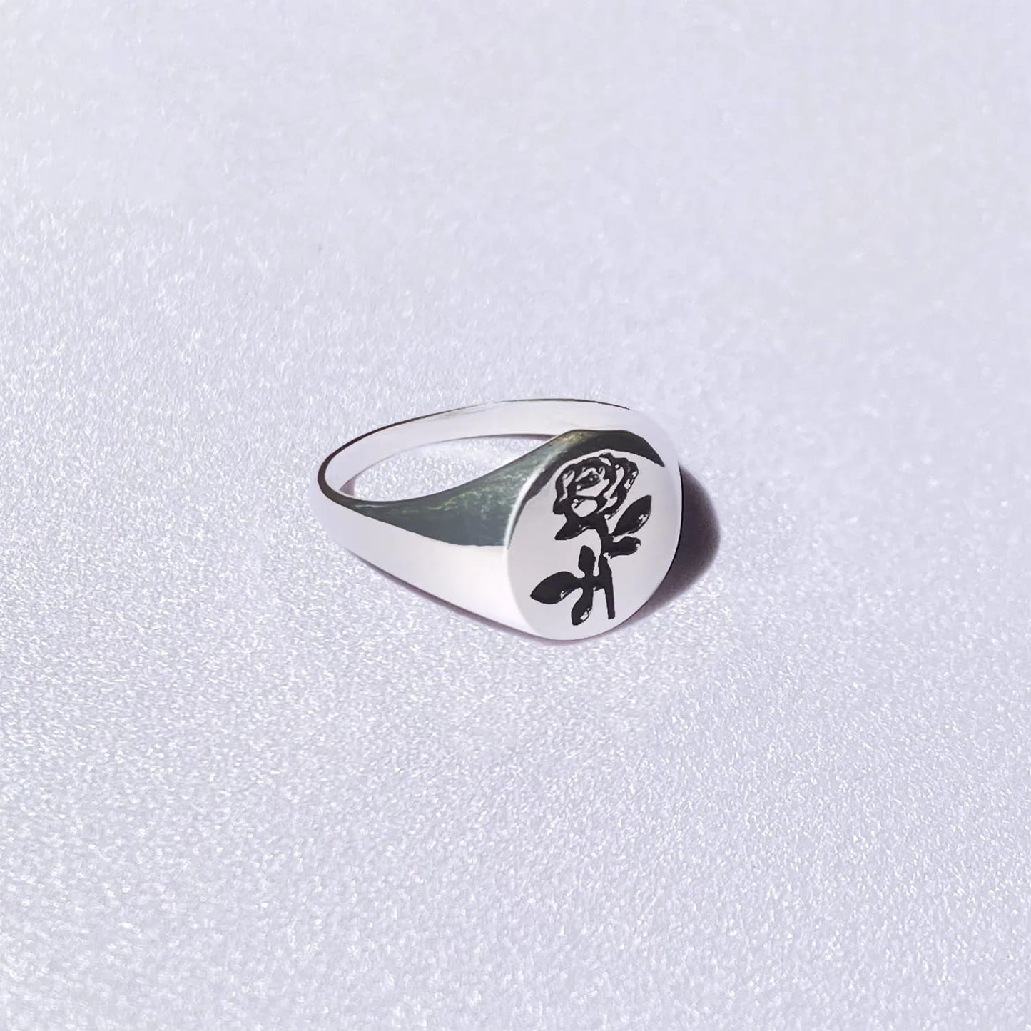 925 Silver Ring Rose Signet | Street Collection