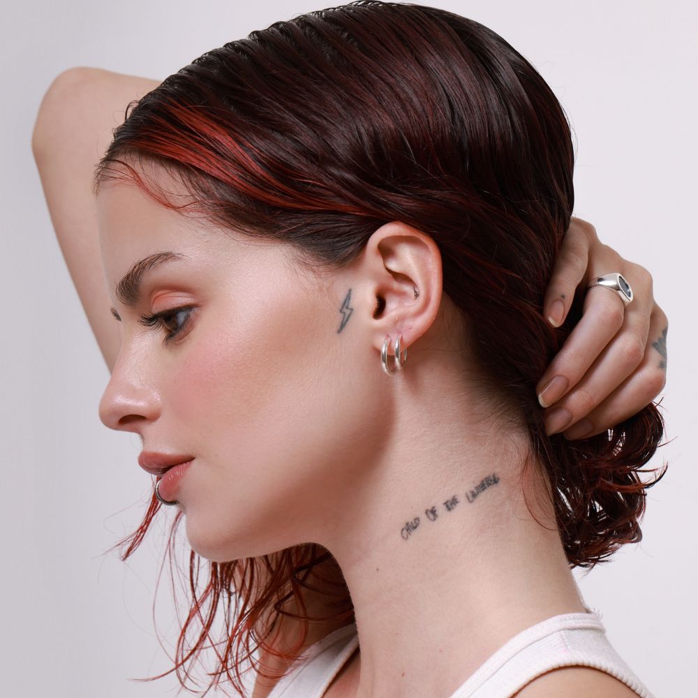 Core Silver Hoop Earrings 925 | Links Collection