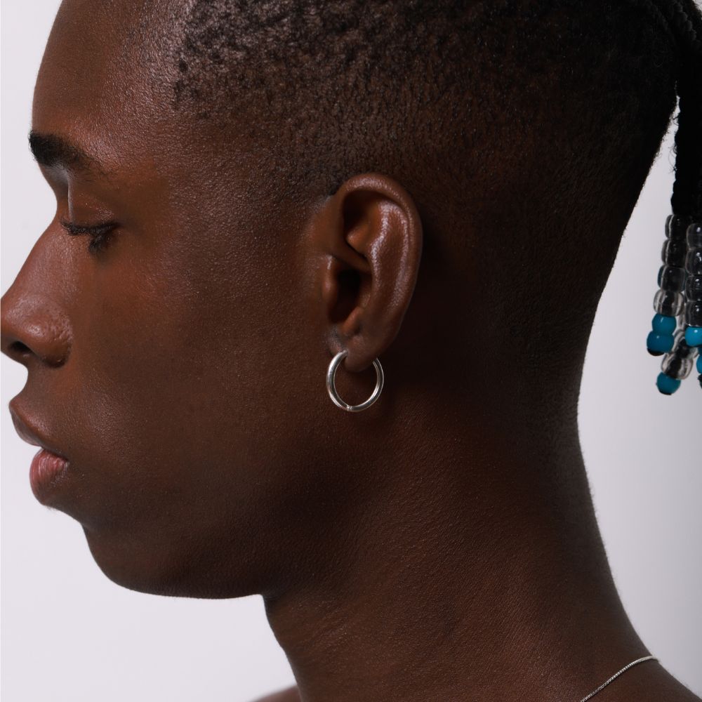 Core Silver Hoop Earrings 925 | Links Collection