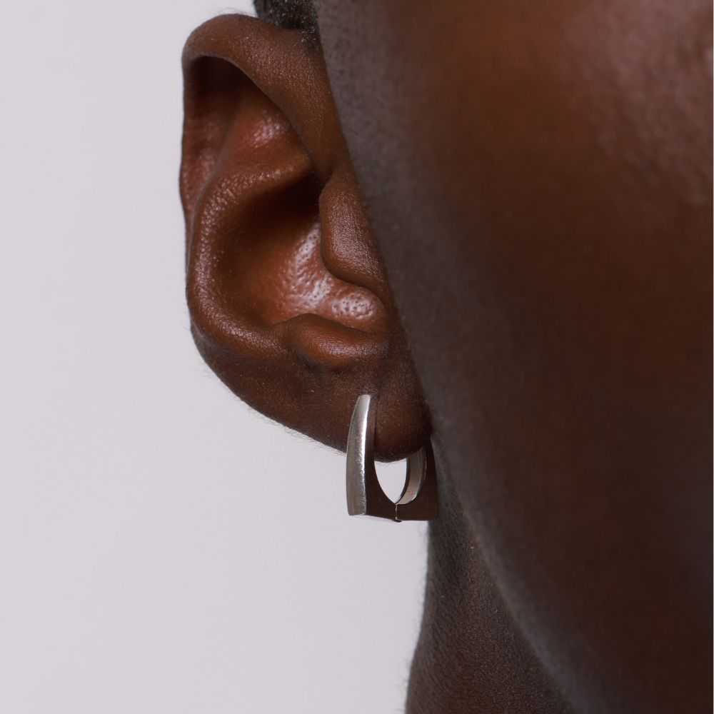 Elegant 925 Sterling Silver Hoop Earrings | Elos Collection