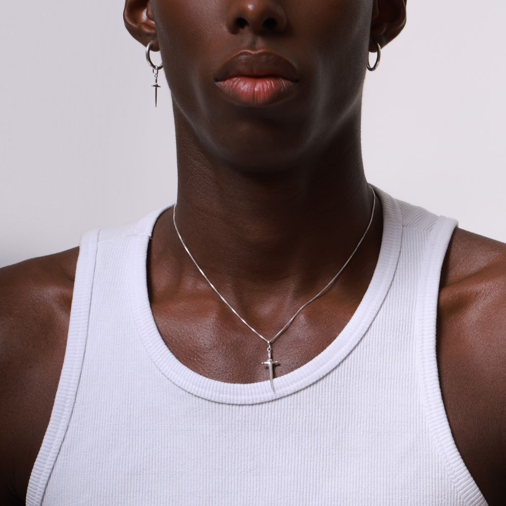 Dagger 925 Sterling Silver Necklace | Elos Collection