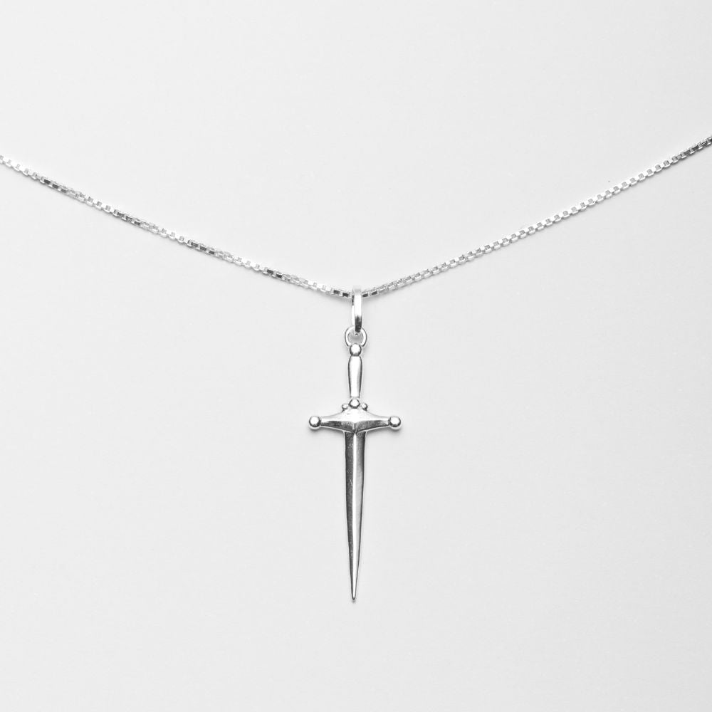 Dagger 925 Sterling Silver Necklace | Elos Collection