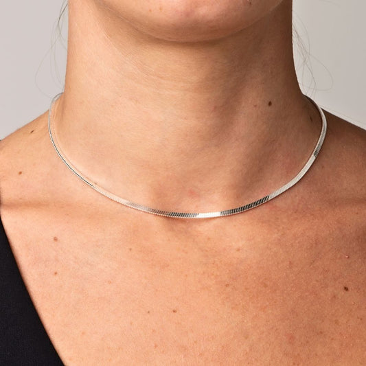 925 Silver Mouse Tail Chain