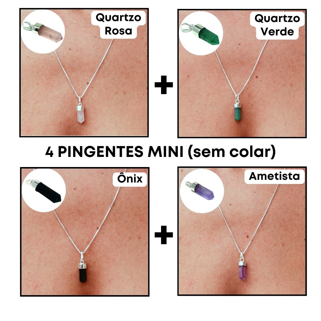 Kit of 4 Bestselling Crystal Pendants